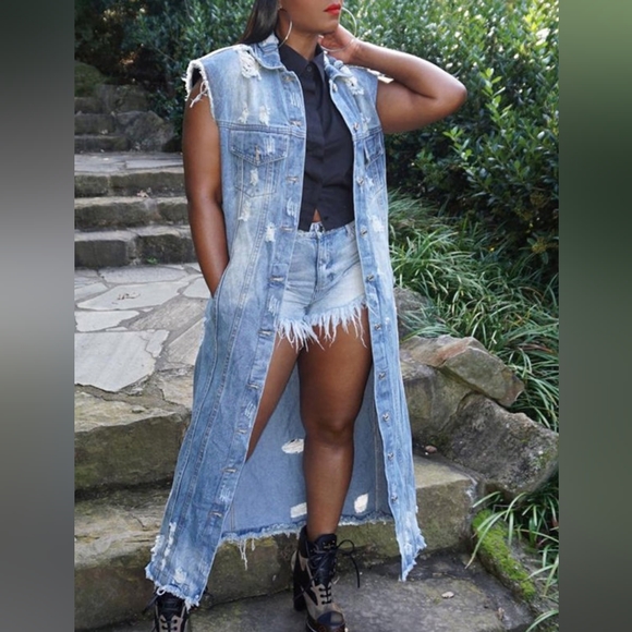 Jackets & Blazers - Denim vest